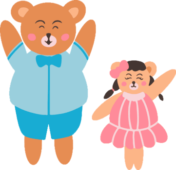 far Björn och unge png