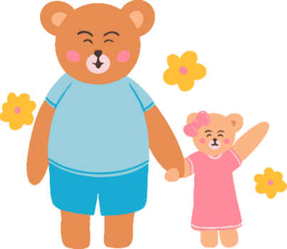 far Björn och unge png