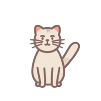 The cat icon has a transparent background and a simple design. It is also convenient and easy to navigate. png