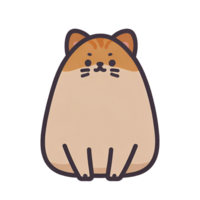 The cat icon has a transparent background and a simple design. It is also convenient and easy to navigate. png