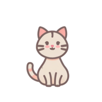 The cat icon has a transparent background and a simple design. It is also convenient and easy to navigate. png