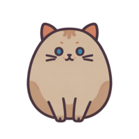 The cat icon has a transparent background and a simple design. It is also convenient and easy to navigate. png