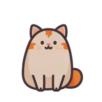 The cat icon has a transparent background and a simple design. It is also convenient and easy to navigate. png