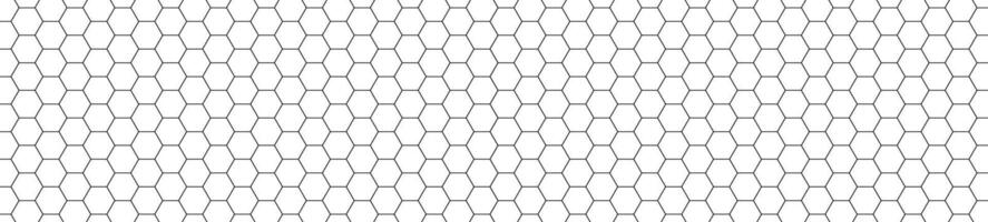 Honeycomb pattern with hexagon mesh. Texture bee comb grid. Flat illustration isolated on white background. vector