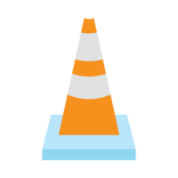 design de ícone de cone de trânsito png