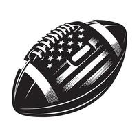 AMERICAN FOOTBALL SILHOUETTE STYLE illustration vector