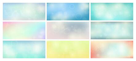 Abstract background with blur bokeh light effect vector