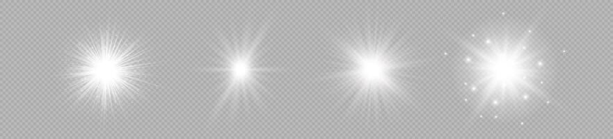 Light effect of lens flares vector