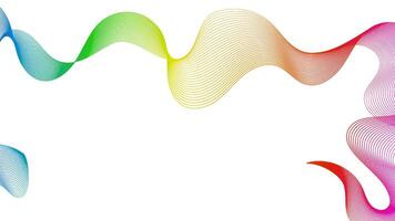 Abstract backdrop with wave gradient lines vector