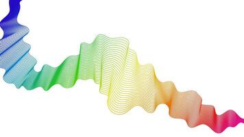 Abstract backdrop with wave gradient lines vector