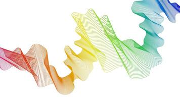 Abstract backdrop with wave gradient lines vector