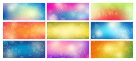 Abstract background with blur bokeh light effect vector