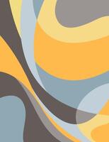 Design banner background . Colorful poster background. wavy lines in pastel colors. vector