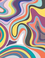 Design banner background . Colorful poster background. wavy lines in pastel colors. vector