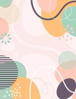 Design banner background . Colorful poster background. wavy lines in pastel colors. vector
