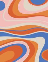 Design banner background . Colorful poster background. wavy lines in pastel colors. vector