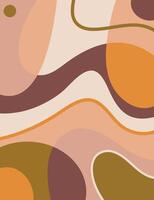 Design banner background . Colorful poster background. wavy lines in pastel colors. vector