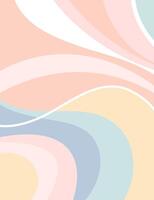 Design banner background . Colorful poster background. wavy lines in pastel colors. vector