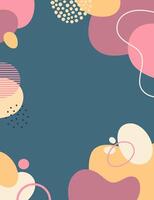 Design banner background . Colorful poster background. wavy lines in pastel colors. vector
