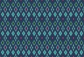 Variety of small diamond-shaped repeated pattern on navy blue background. Suitable for textile printings, wrapping paper, cloth decorations, curtains, and other printings. vector