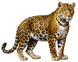 Jaguar Side View - Isolated on Transparent Background png