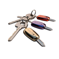 car keys isolated objects transparent background png
