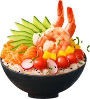 Tropical Shrimp recipe transparent background png