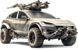 heavily armed car transparent background png