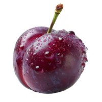 Plum Isolated on a Transparent Background png
