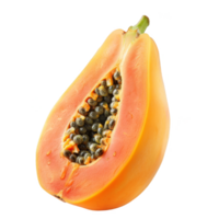 papaja geïsoleerd Aan een transparant achtergrond png