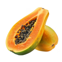 Papaya Isolated on a Transparent Background png
