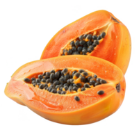Papaya Isolated on a Transparent Background png
