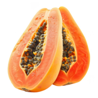 Papaya Isolated on a Transparent Background png