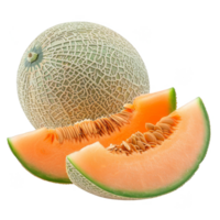 Cantaloupe Isolated on a Transparent Background png