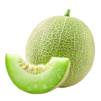 Honeydew melon Isolated on a Transparent Background png