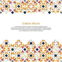 Arabic and Islamic Geometric Diagonal Pattern Design with Silhouette vector
