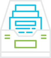 Files Box Creative Icon Design vector