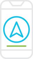 Gps navigation Creative Icon Design vector