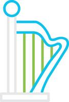 Harp Creative Icon Design vector