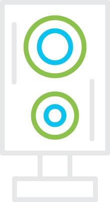 Speaker Creative Icon Design