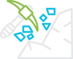 Mining Creative Icon Design vector