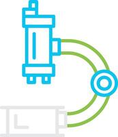 Microscope Creative Icon Design vector