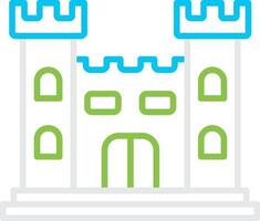 Castle Creative Icon Design vector