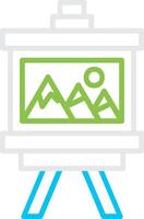 Canvas Creative Icon Design vector