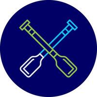 Rowing Creative Icon Design vector