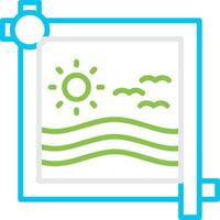 Crop Creative Icon Design vector
