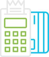 Pos Terminal Creative Icon Design vector