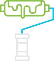 Paint Roller Creative Icon Design vector