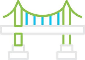 Bridge Creative Icon Design vector