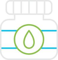 Ink Bottle Creative Icon Design vector